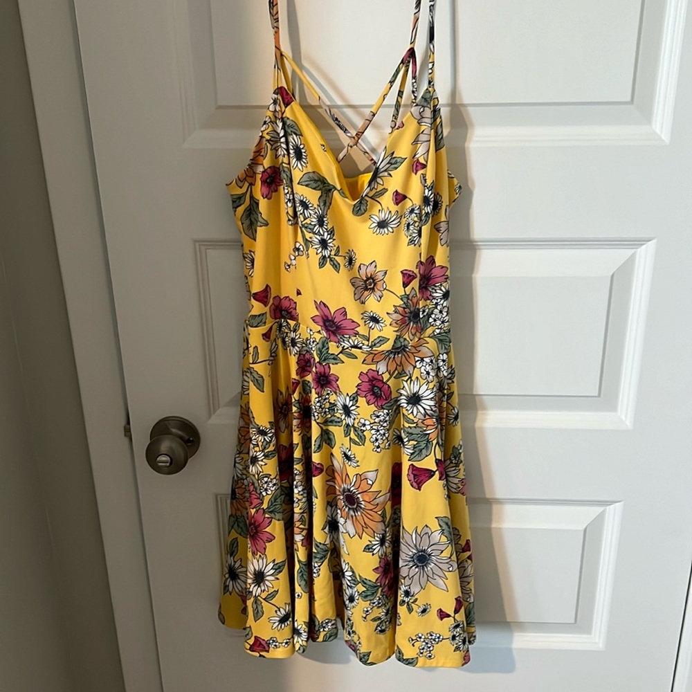 Women’s yellow dress